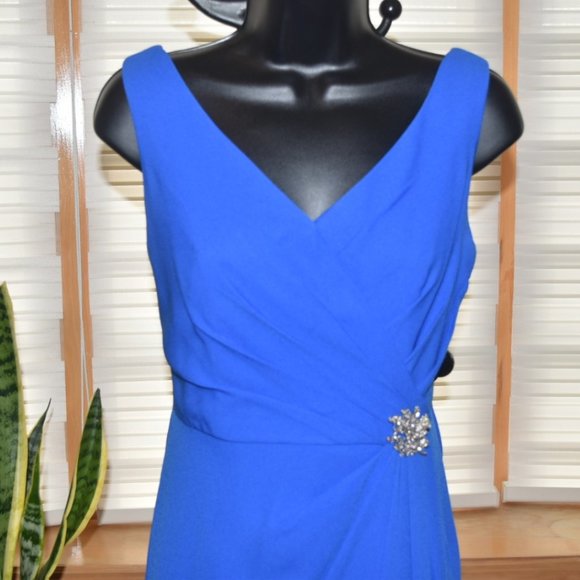 David's Bridal Dresses Davids Bridal Long Bridesmaid Blue Dress